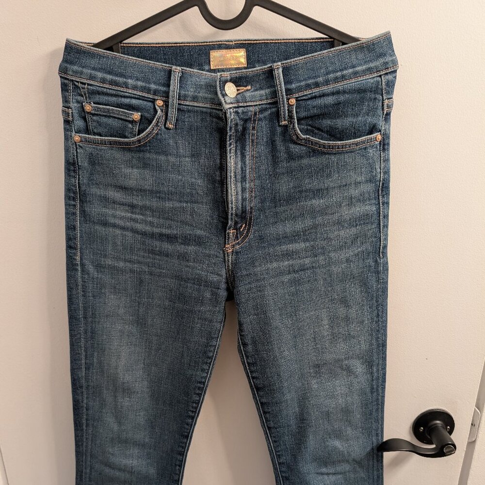 Mother jeans - the insider crop step fray size 28.